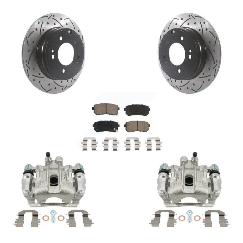 Transit Auto KCD-100557C Disc Brake Kit for 2016-2020 Hyundai Sonata, Kia Optima - Rear product image