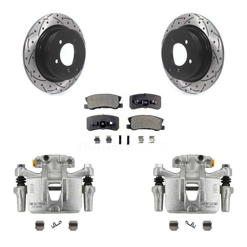 Transit Auto KCD-100557T Disc Brake Kit for 2011-2013 Mitsubishi Outlander - Rear product image