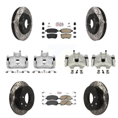 Transit Auto KCD-100559N Disc Brake Kit for 2008-2016 Mitsubishi Lancer - Front and Rear product image