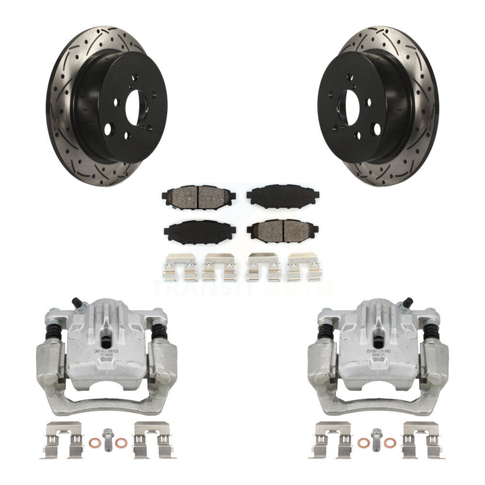 Transit Auto KCD-100559S Disc Brake Kit for 2013-2022 Subaru Crosstrek, Subaru Impreza, Subaru Forester & more - Rear product image