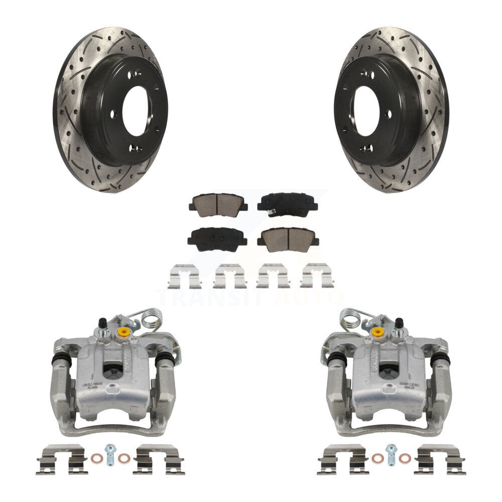 Transit Auto KCD-100560C Disc Brake Kit for 2011-2016 Hyundai Elantra, Hyundai Elantra Coupe - Rear product image