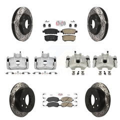 Transit Auto KCD-100560N Disc Brake Kit for 2008-2016 Mitsubishi Lancer - Front and Rear product image