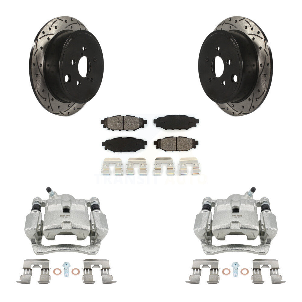 Transit Auto KCD-100560S Disc Brake Kit for 2008-2014 Subaru Impreza, Subaru WRX, Subaru Forester - Rear product image