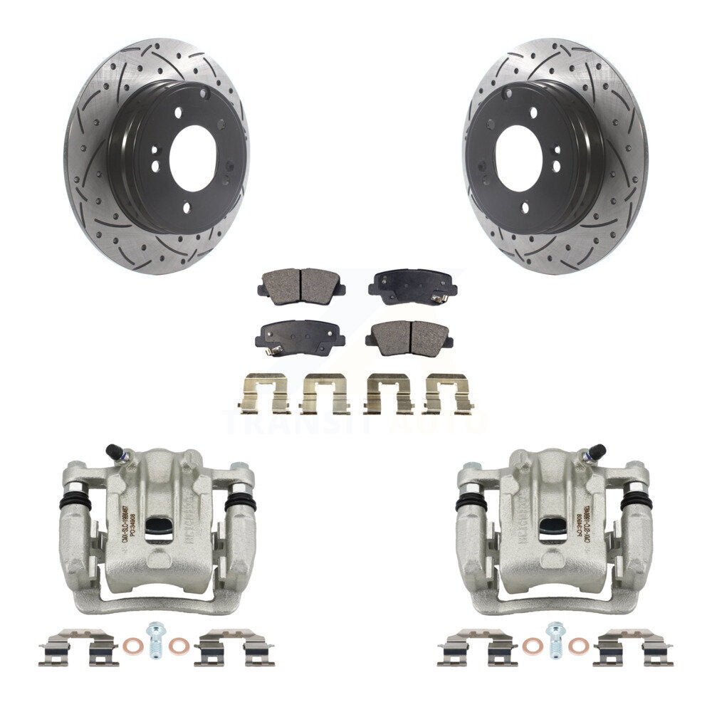 Transit Auto KCD-100560T Disc Brake Kit for 2011-2017 Hyundai Azera, Kia Optima - Rear product image