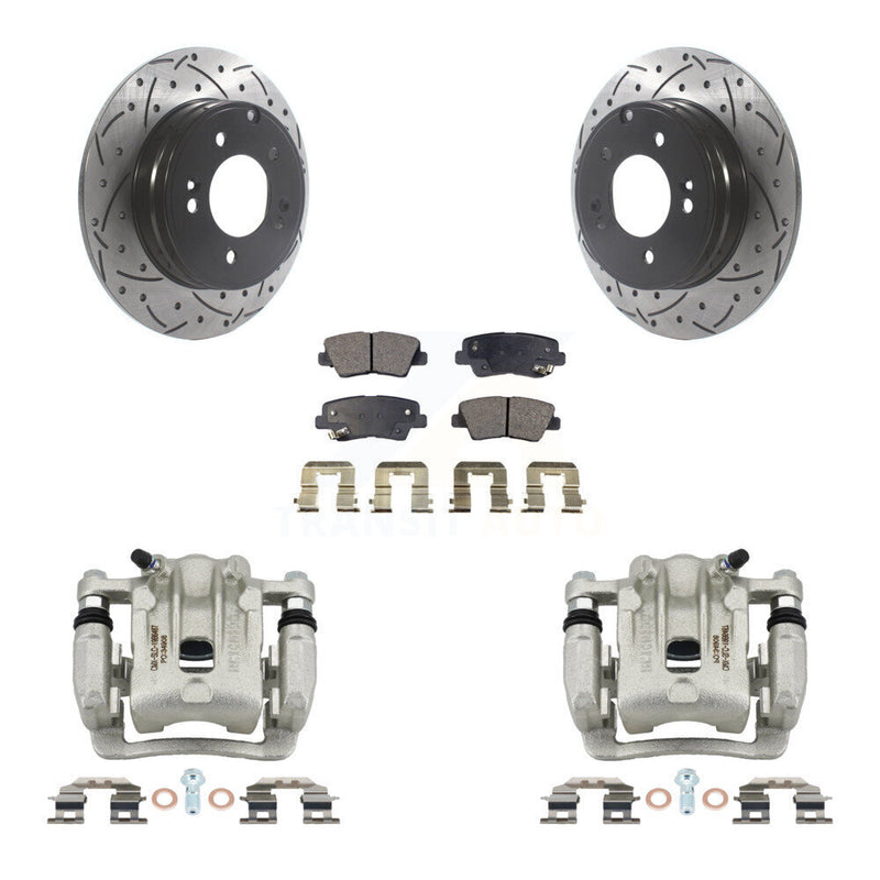 Transit Auto KCD-100560T Disc Brake Kit for 2011-2017 Hyundai Azera, Kia Optima - Rear product image