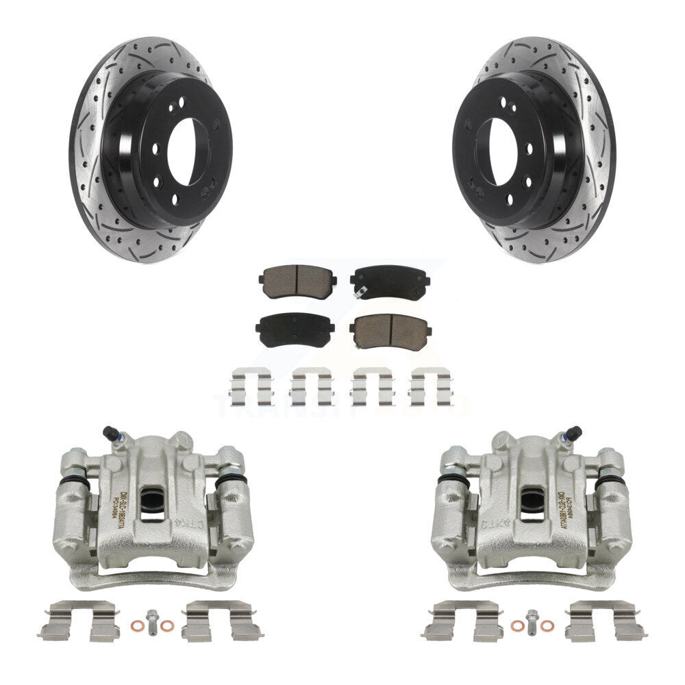 Transit Auto KCD-100561C Disc Brake Kit for 2009-2012 Hyundai Elantra - Rear product image
