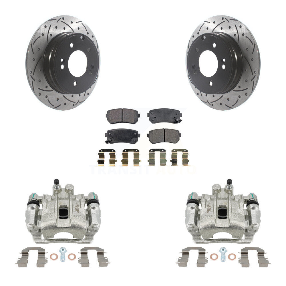 Transit Auto KCD-100561P Disc Brake Kit for 2015-2016 Hyundai Sonata - Rear product image