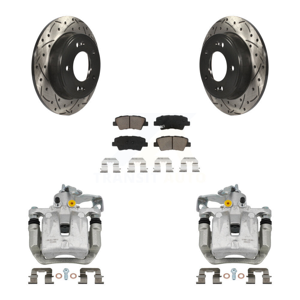 Transit Auto KCD-100562C Disc Brake Kit for 2013-2017 Hyundai Elantra GT, Kia Forte, Kia Forte Koup & more - Rear product image