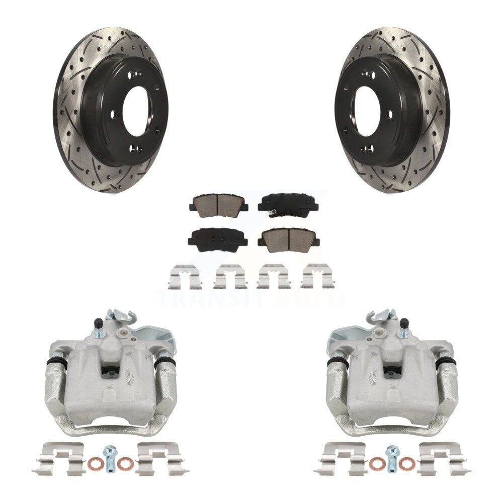 Transit Auto KCD-100563C Disc Brake Kit for 2014-2016 Kia Soul - Rear product image