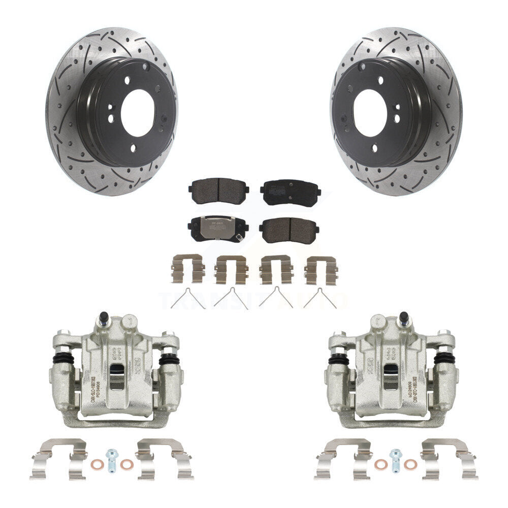 Transit Auto KCD-100563P Disc Brake Kit for 2016-2019 Hyundai Sonata, Kia Optima - Rear product image