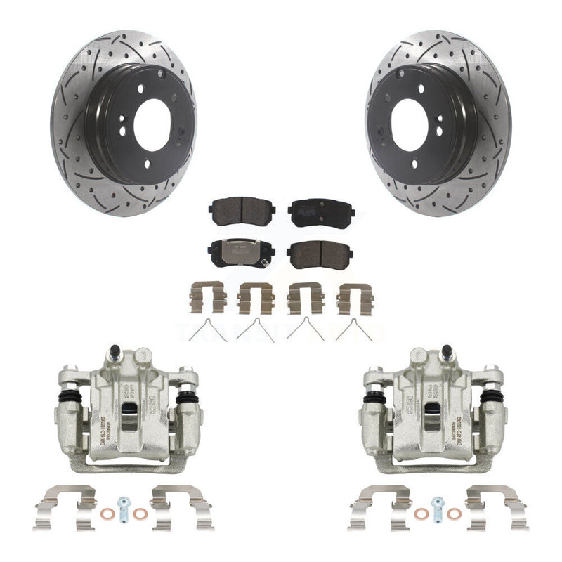 Transit Auto KCD-100563P Disc Brake Kit for 2016-2019 Hyundai Sonata, Kia Optima - Rear product image