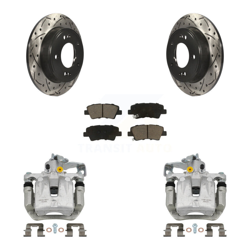 Transit Auto KCD-100564C Disc Brake Kit for 2016-2018 Hyundai Elantra GT, Kia Forte, Kia Forte5 & more - Rear product image