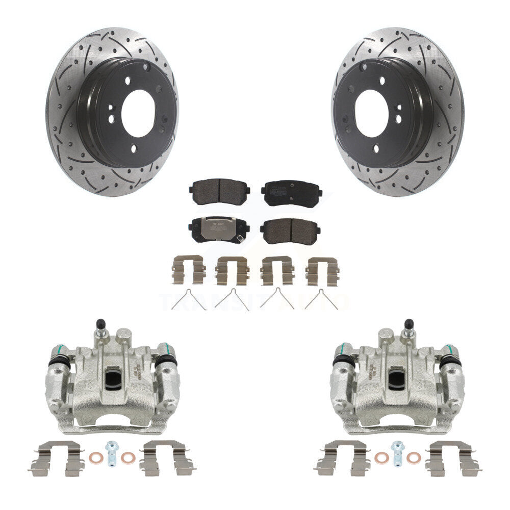 Transit Auto KCD-100564P Disc Brake Kit for 2016-2020 Hyundai Sonata, Kia Optima - Rear product image