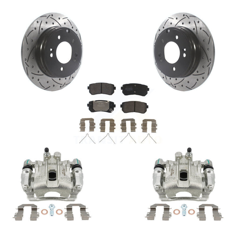 Transit Auto KCD-100564P Disc Brake Kit for 2016-2020 Hyundai Sonata, Kia Optima - Rear product image