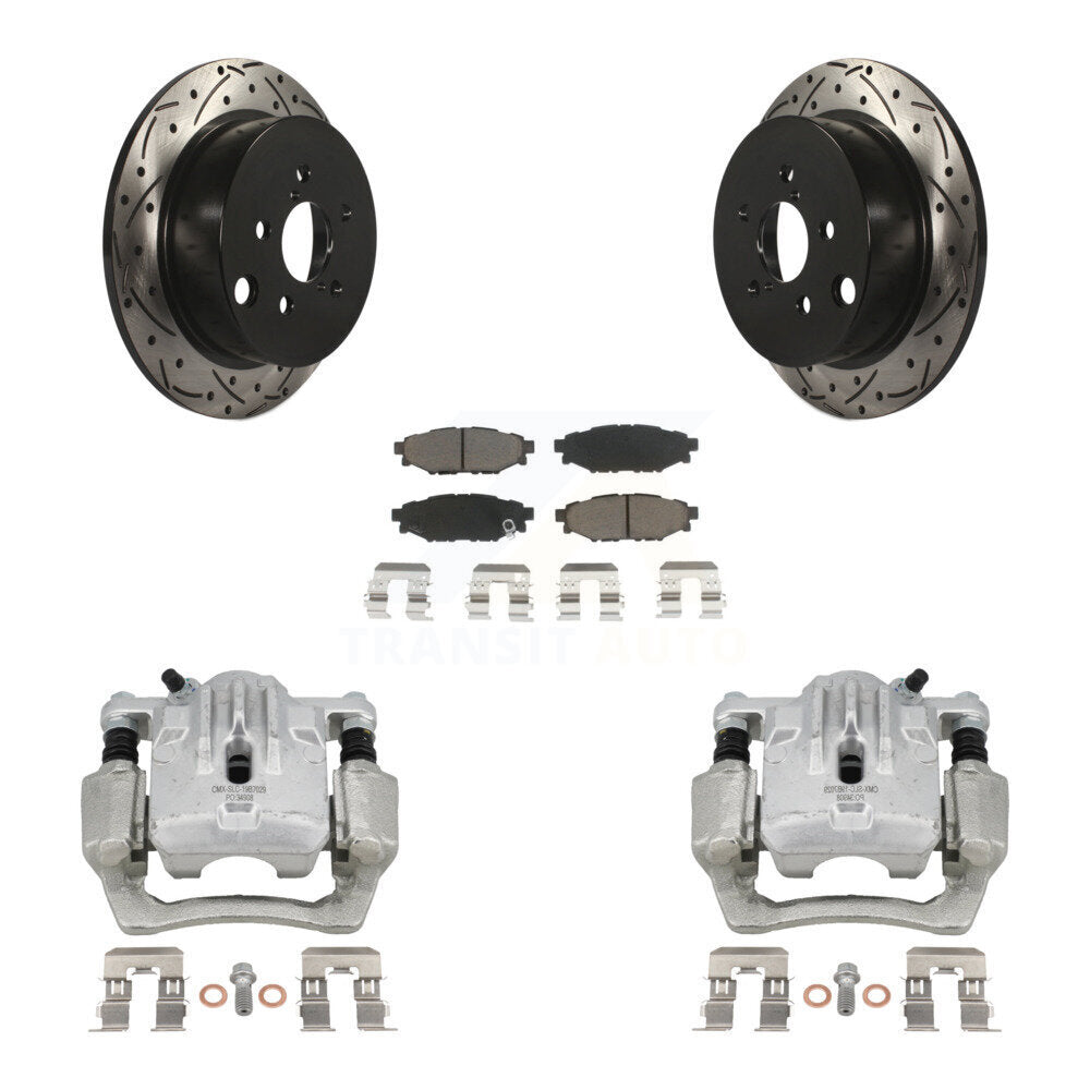 Transit Auto KCD-100567C Disc Brake Kit for 2013-2022 Subaru Crosstrek, Subaru Impreza, Subaru Forester & more - Rear product image