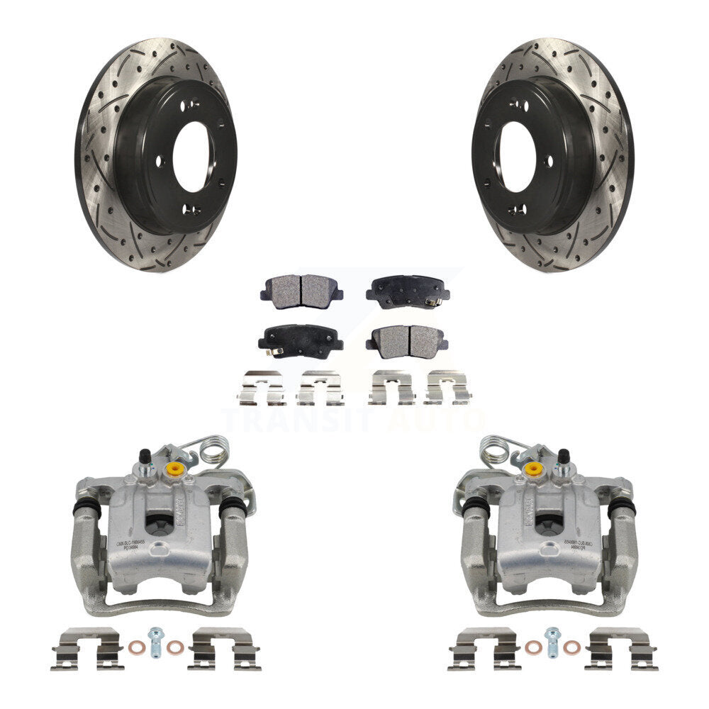 Transit Auto KCD-100567P Disc Brake Kit for 2011-2016 Hyundai Elantra, Hyundai Elantra Coupe - Rear product image