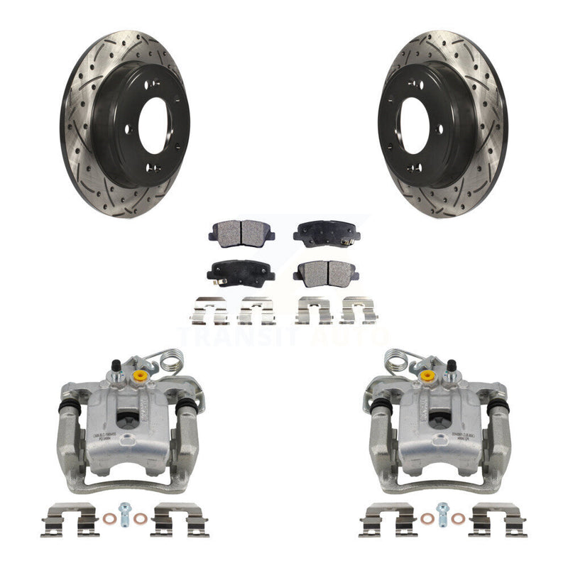 Transit Auto KCD-100567P Disc Brake Kit for 2011-2016 Hyundai Elantra, Hyundai Elantra Coupe - Rear product image