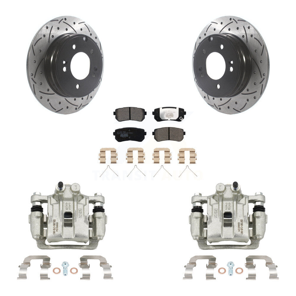Transit Auto KCD-100567T Disc Brake Kit for 2016-2019 Hyundai Sonata, Kia Optima - Rear product image