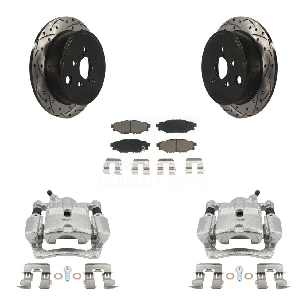 Transit Auto KCD-100568C Disc Brake Kit for 2008-2014 Subaru Impreza, Subaru WRX, Subaru Forester - Rear product image