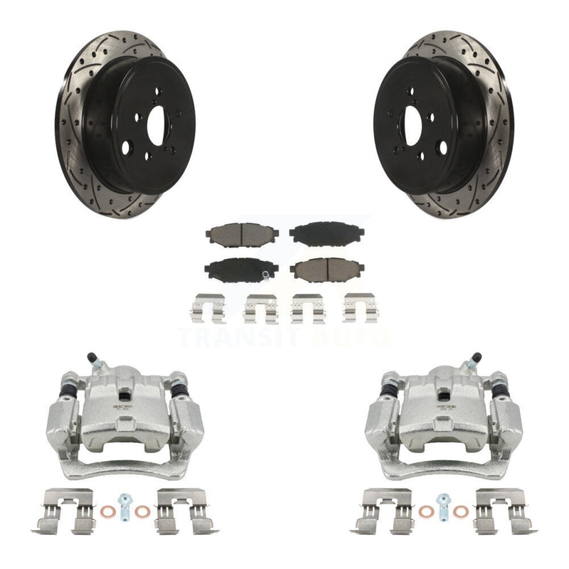 Transit Auto KCD-100568C Disc Brake Kit for 2008-2014 Subaru Impreza, Subaru WRX, Subaru Forester - Rear product image