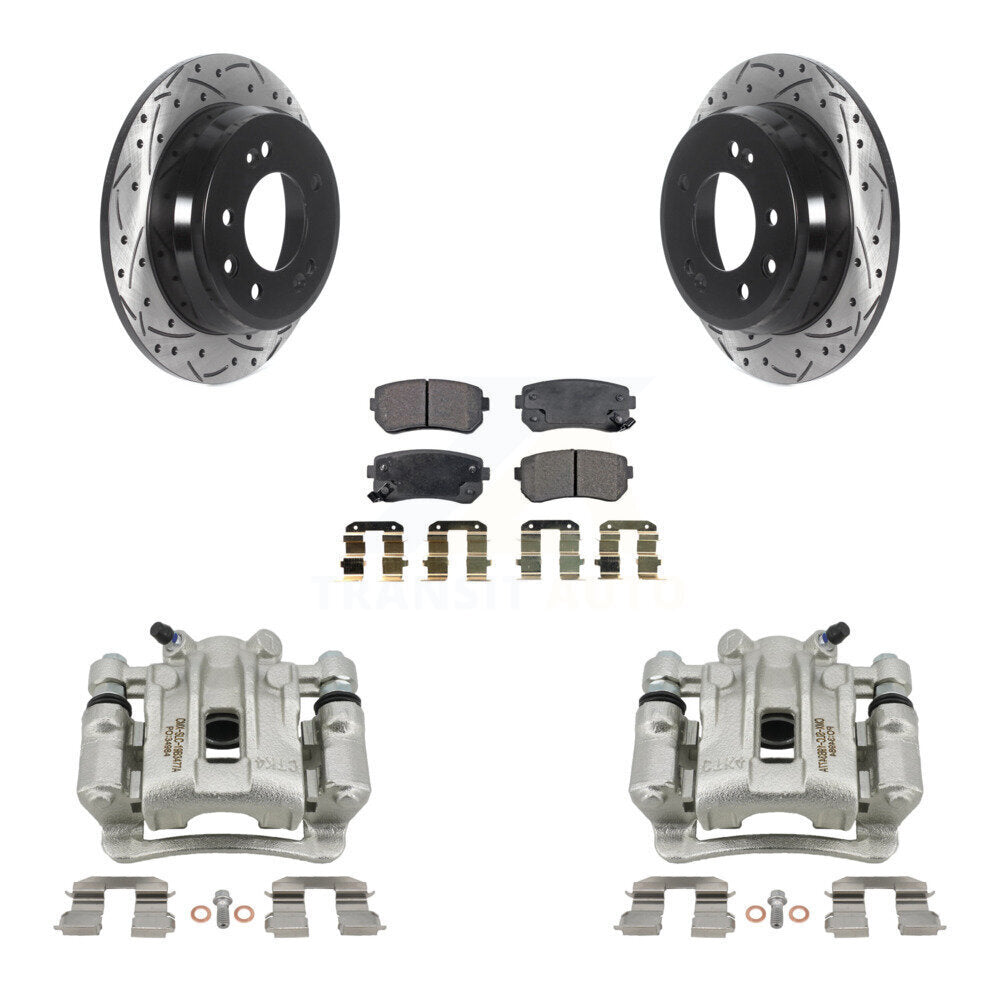 Transit Auto KCD-100568P Disc Brake Kit for 2009-2012 Hyundai Elantra - Rear product image