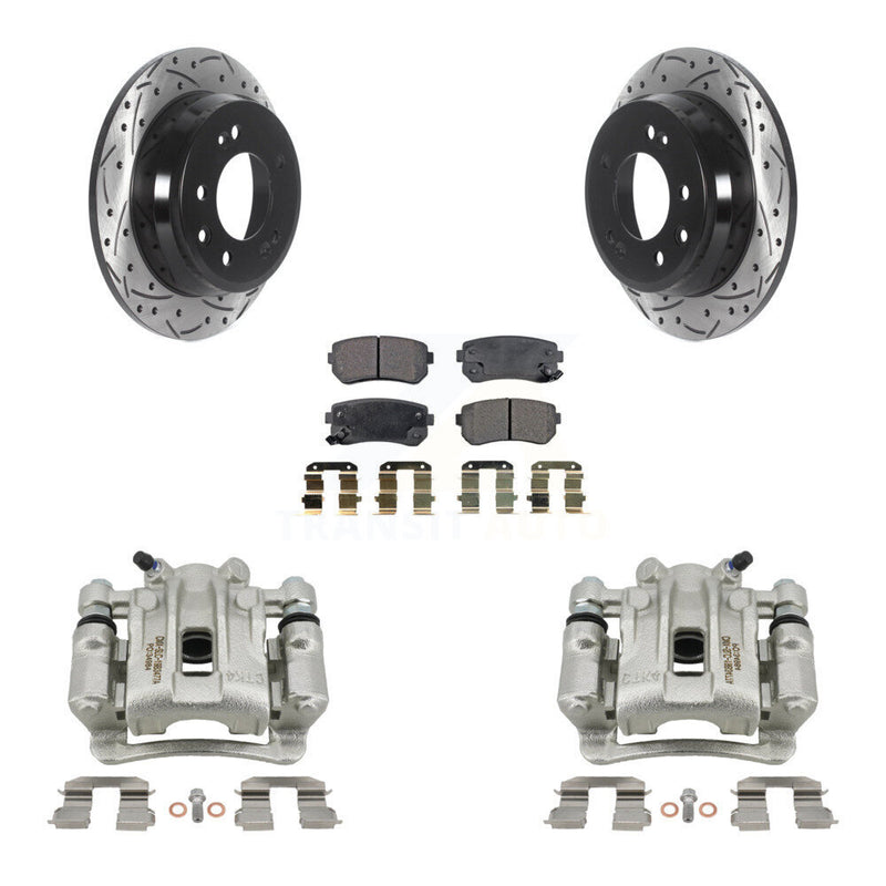 Transit Auto KCD-100568P Disc Brake Kit for 2009-2012 Hyundai Elantra - Rear product image