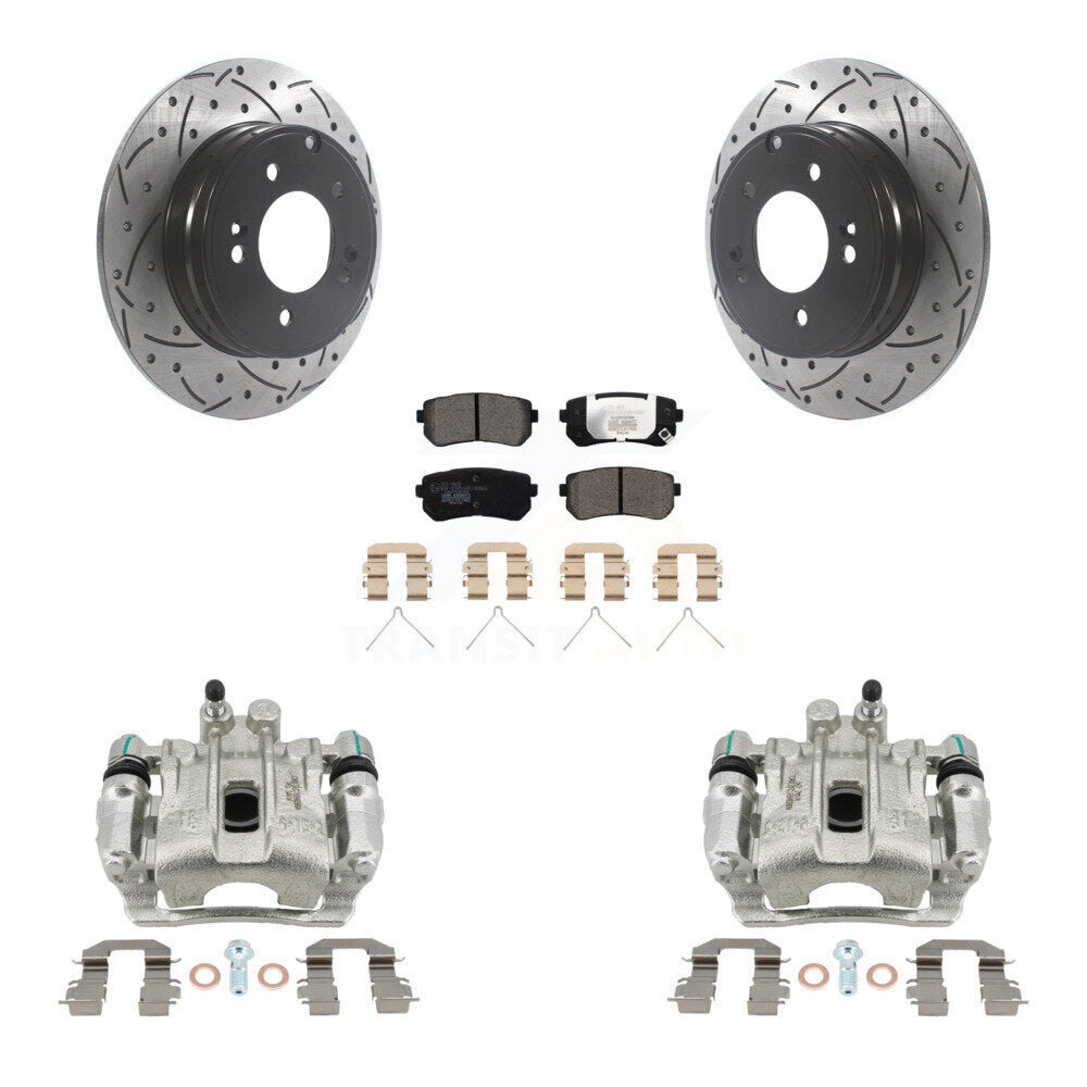 Transit Auto KCD-100568T Disc Brake Kit for 2016-2020 Hyundai Sonata, Kia Optima - Rear product image