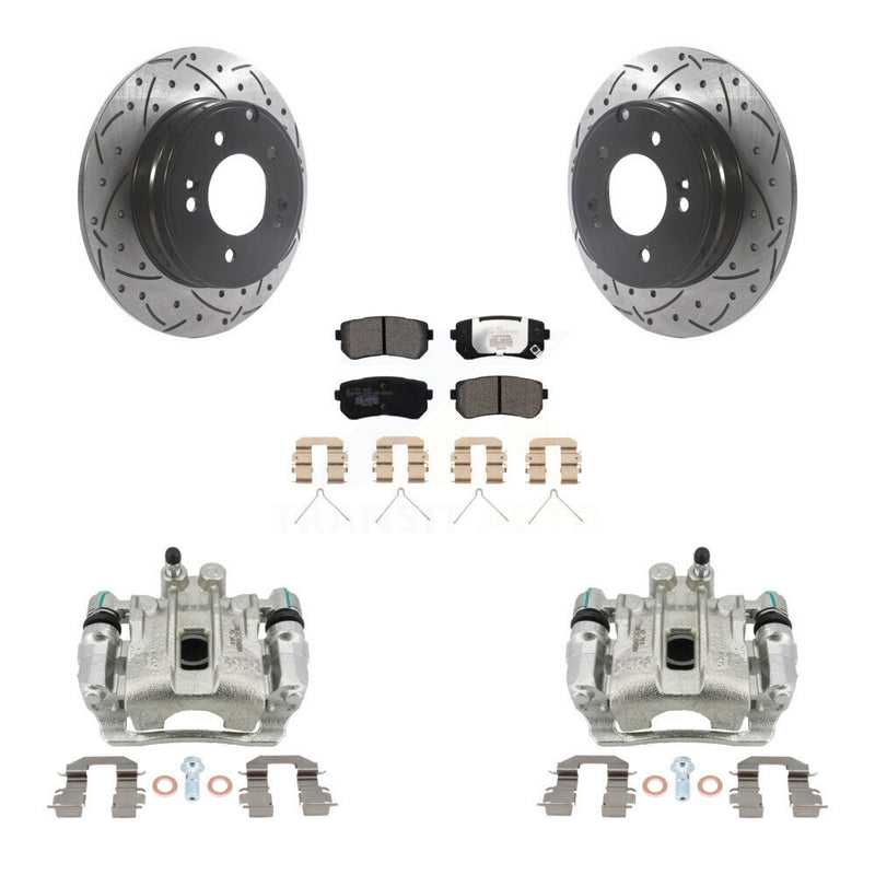 Transit Auto KCD-100568T Disc Brake Kit for 2016-2020 Hyundai Sonata, Kia Optima - Rear product image