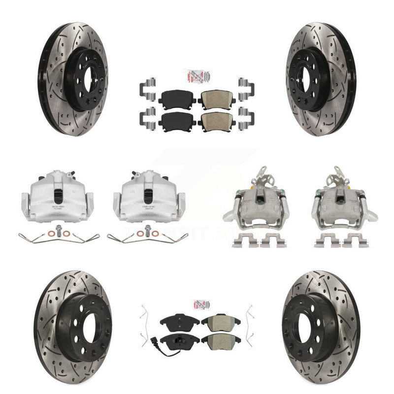 Transit Auto KCD-100570N Disc Brake Kit for 2006-2009 Volkswagen Rabbit - Front and Rear product image