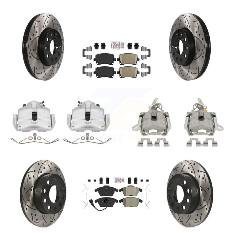 Transit Auto KCD-100571N Disc Brake Kit for 2006-2009 Volkswagen Rabbit - Front and Rear product image