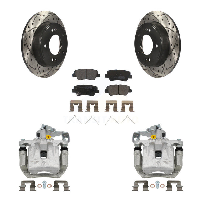Transit Auto KCD-100571P Disc Brake Kit for 2016-2018 Hyundai Elantra GT, Kia Forte, Kia Forte5 & more - Rear product image