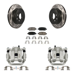 Transit Auto KCD-100572C Disc Brake Kit for 2003-2005 INFINITI G35 - Rear product image