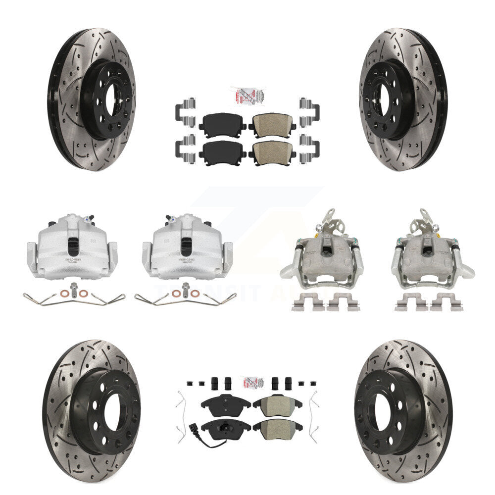 Transit Auto KCD-100572N Disc Brake Kit for 2006-2009 Volkswagen Rabbit - Front and Rear product image