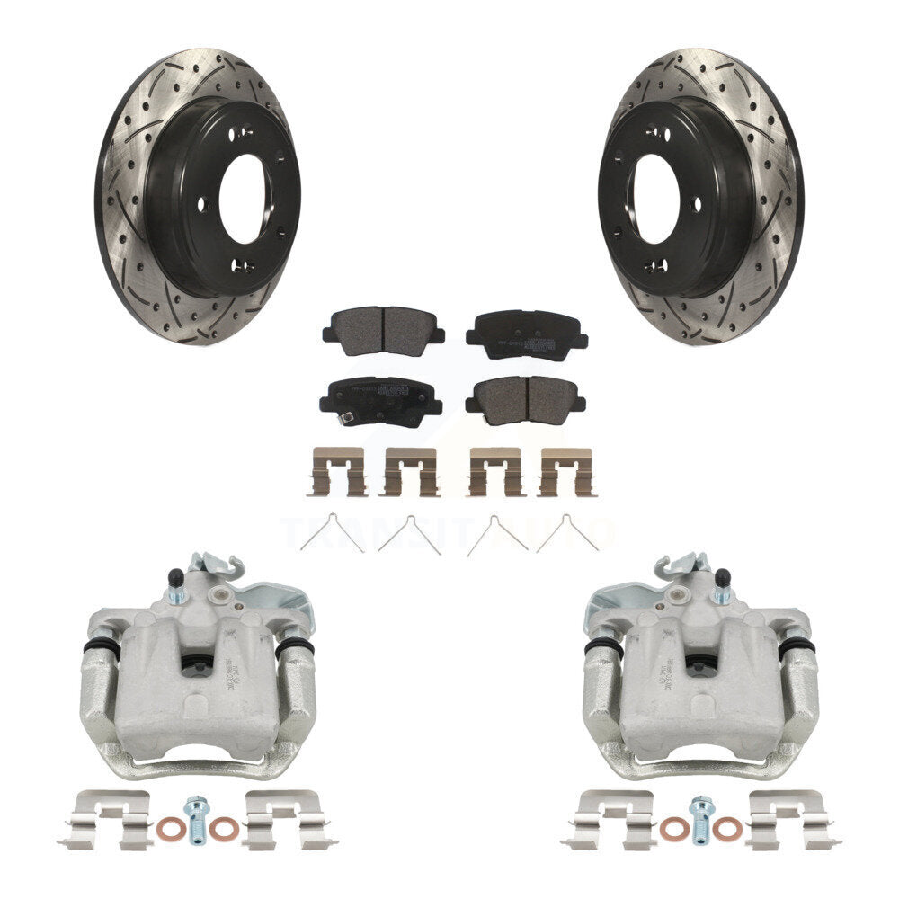 Transit Auto KCD-100572P Disc Brake Kit for 2017-2018 Kia Soul - Rear product image