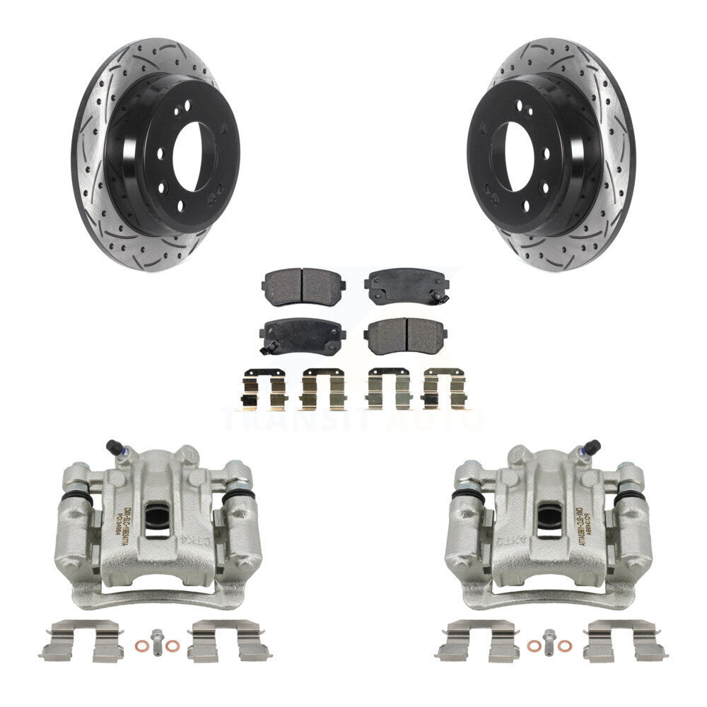 Transit Auto KCD-100572T Disc Brake Kit for 2009-2012 Hyundai Elantra - Rear product image