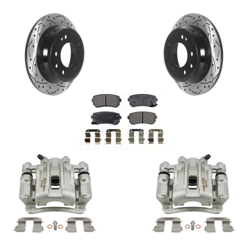 Transit Auto KCD-100572T Disc Brake Kit for 2009-2012 Hyundai Elantra - Rear product image