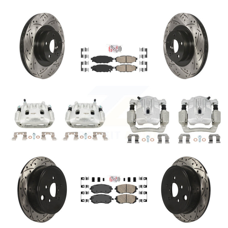 Transit Auto KCD-100574N Disc Brake Kit for 2010-2012 Subaru Legacy, Subaru Outback - Front and Rear product image