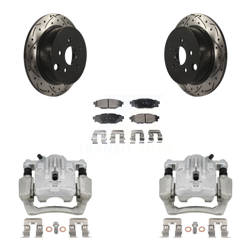 Transit Auto KCD-100574P Disc Brake Kit for 2013-2022 Subaru Crosstrek, Subaru Impreza, Subaru Forester & more - Rear product image