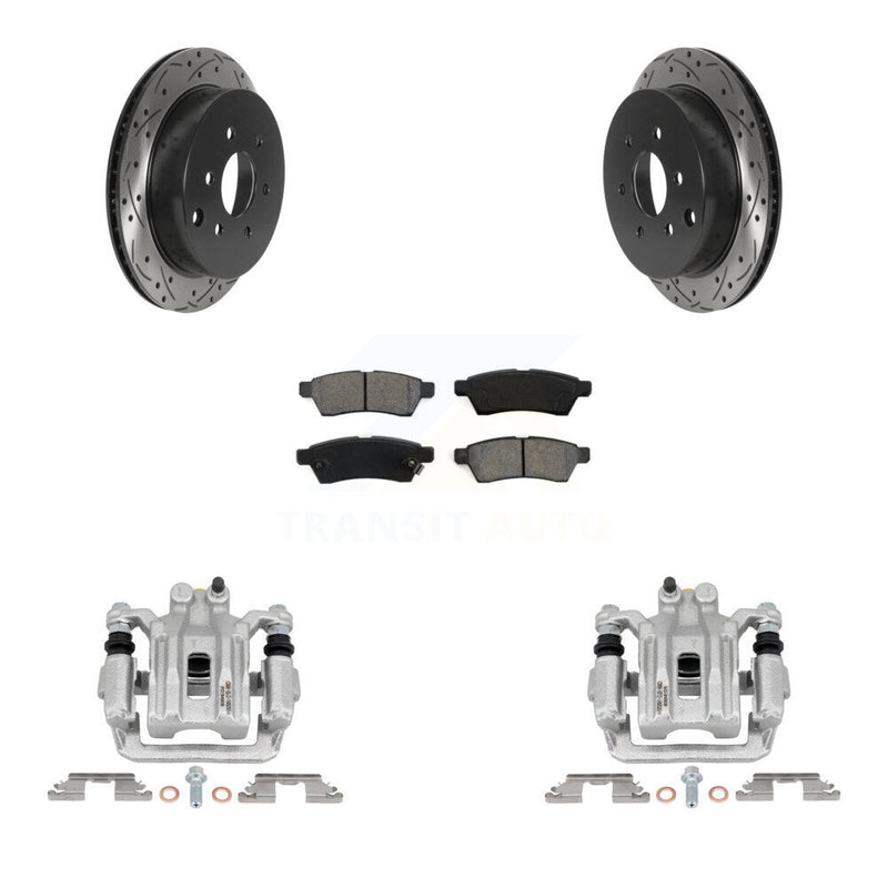 Transit Auto KCD-100574S Disc Brake Kit for 2005-2022 Suzuki Equator, Nissan Xterra, Nissan Frontier - Rear product image