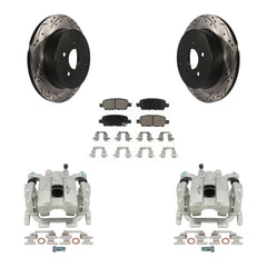 Transit Auto KCD-100575C Disc Brake Kit for 2009-2024 INFINITI Q60, INFINITI Q70L, INFINITI Q50 & more - Rear product image