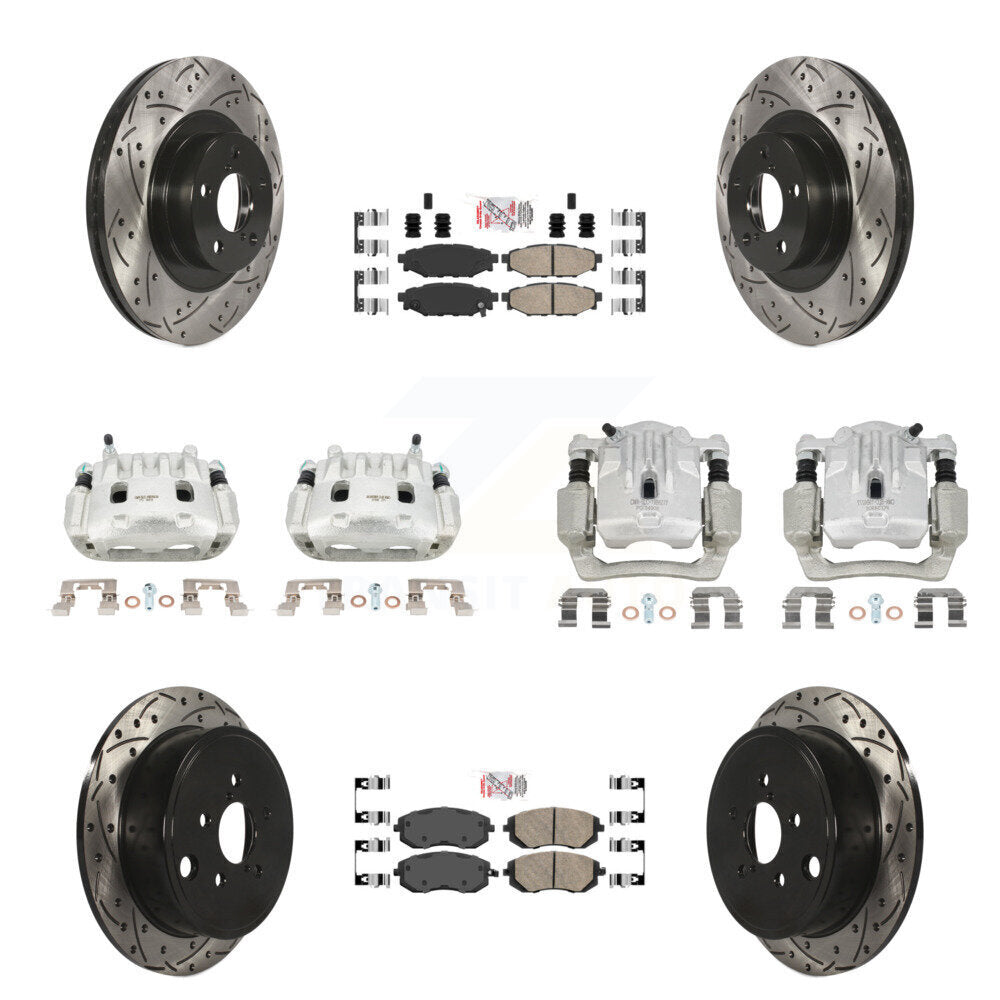 Transit Auto KCD-100575N Disc Brake Kit for 2010-2012 Subaru Legacy, Subaru Outback - Front and Rear product image