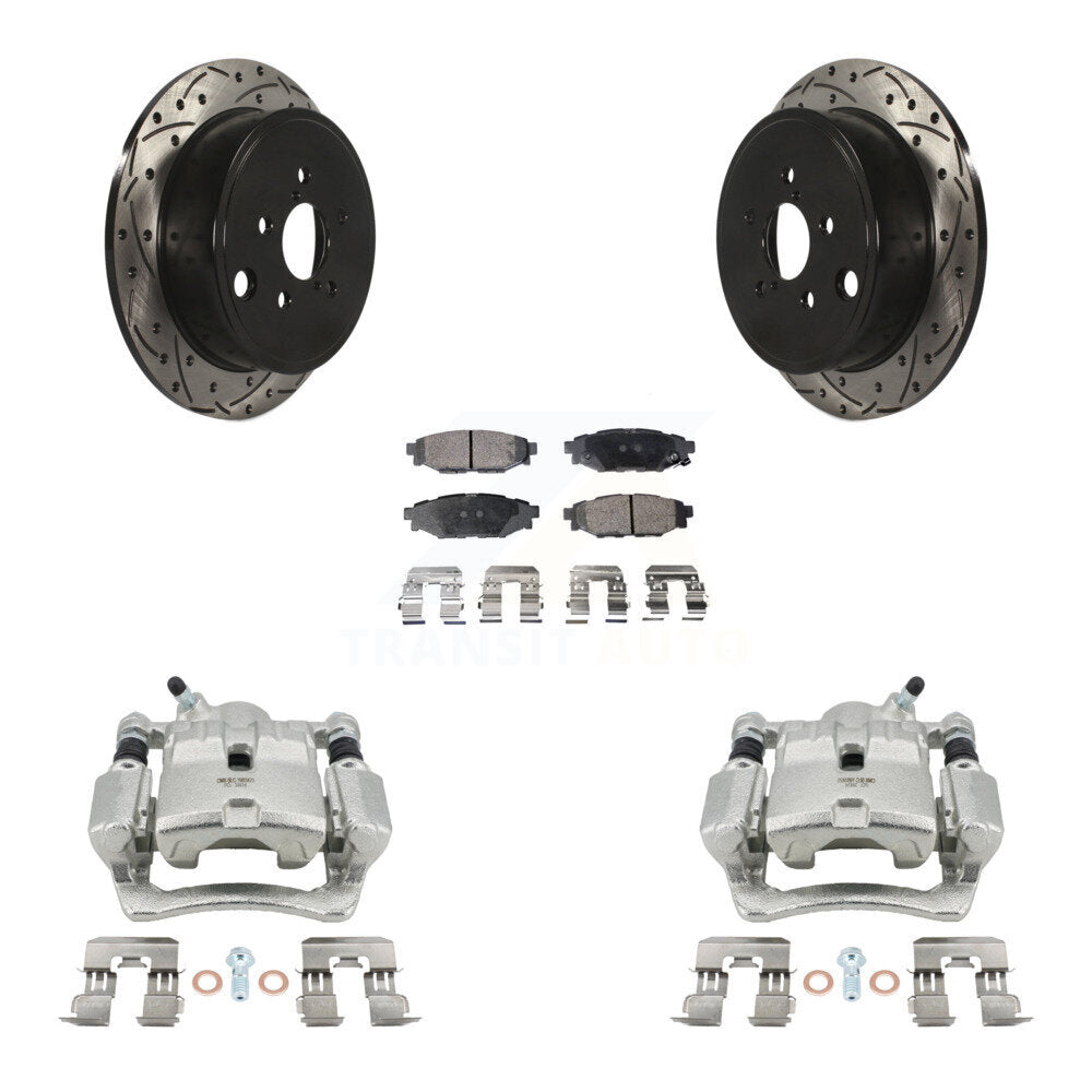Transit Auto KCD-100575P Disc Brake Kit for 2008-2014 Subaru Impreza, Subaru WRX, Subaru Forester - Rear product image