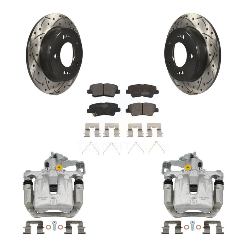 Transit Auto KCD-100575T Disc Brake Kit for 2016-2018 Hyundai Elantra GT, Kia Forte, Kia Forte5 & more - Rear product image
