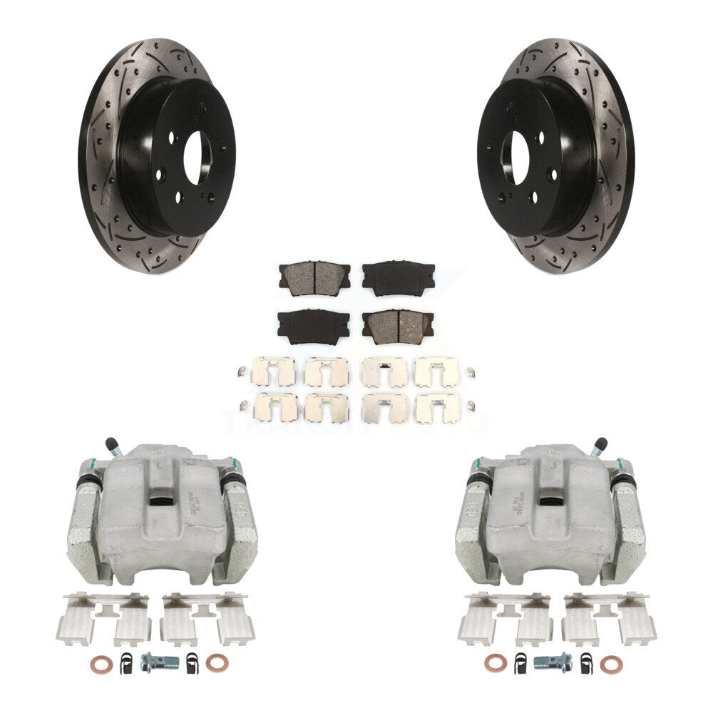 Transit Auto KCD-100576S Disc Brake Kit for 2012-2018 Toyota RAV4 - Rear product image