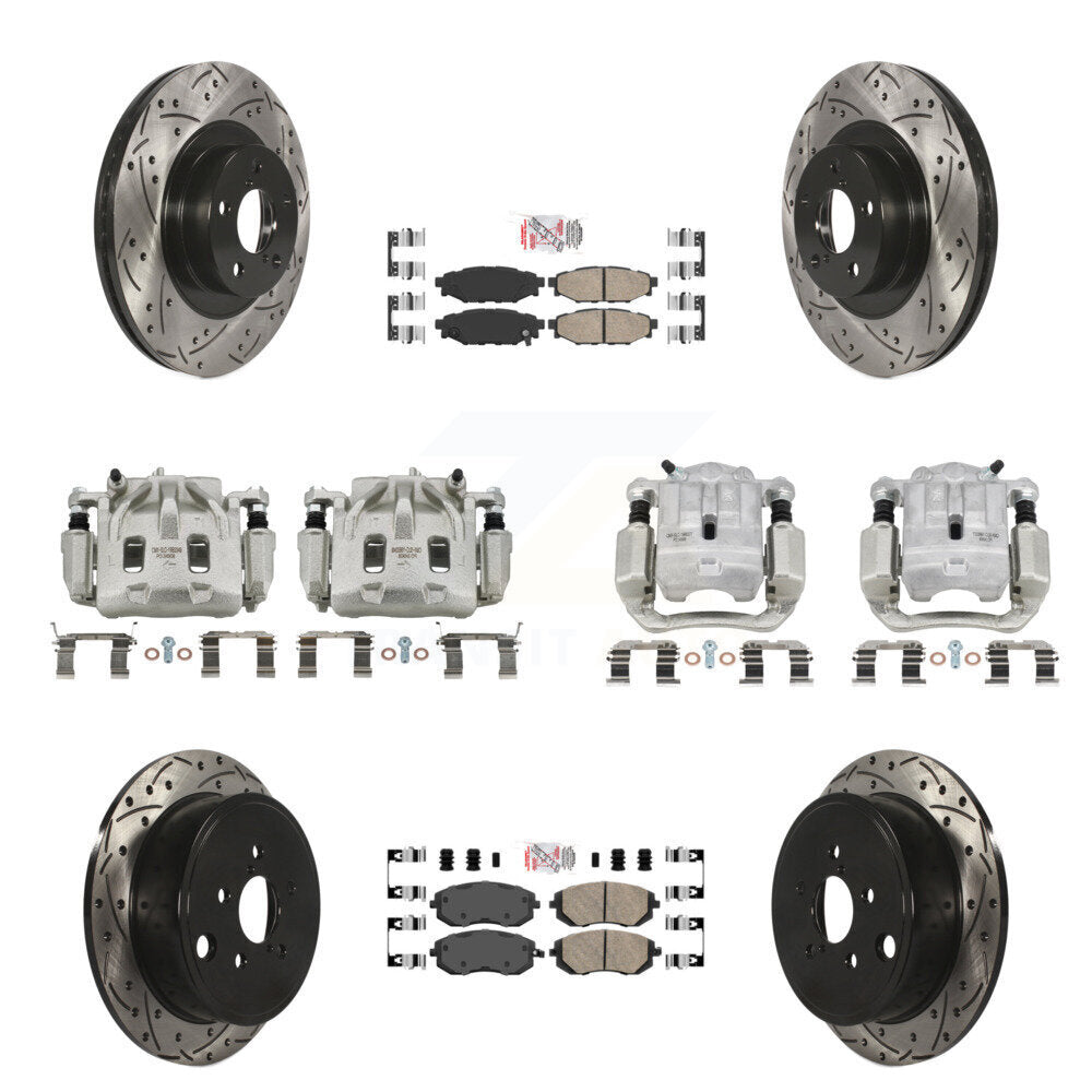 Transit Auto KCD-100578N Disc Brake Kit for 2012 Subaru Legacy - Front and Rear product image