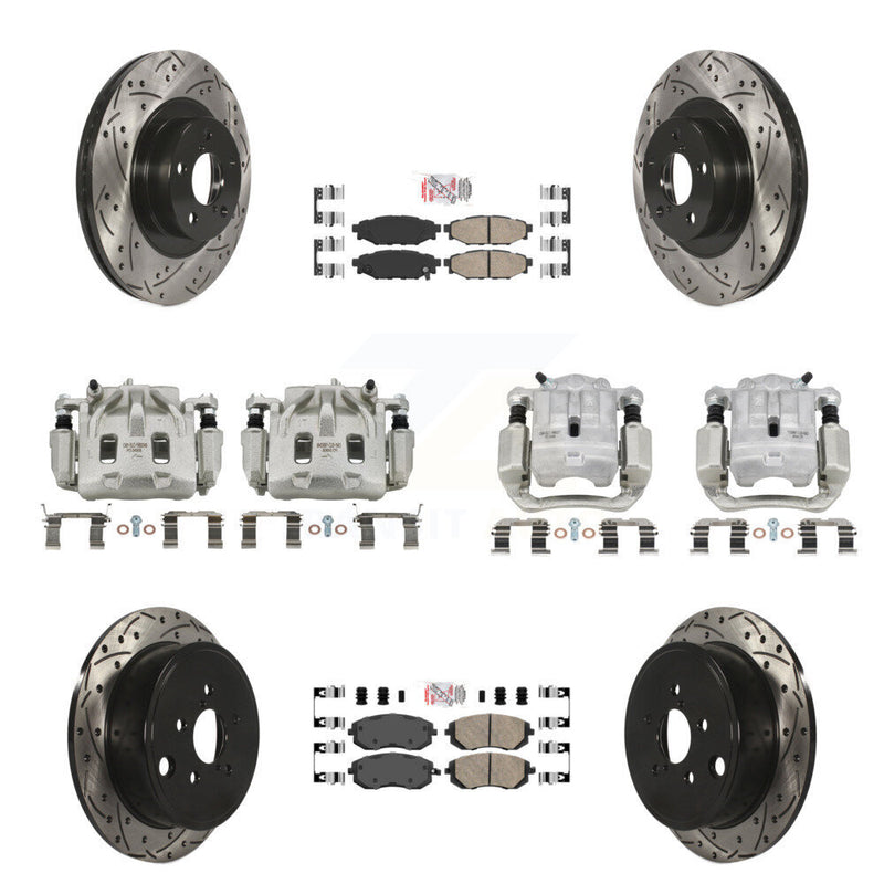 Transit Auto KCD-100578N Disc Brake Kit for 2012 Subaru Legacy - Front and Rear product image