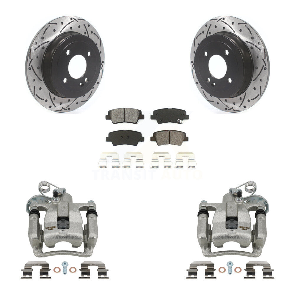 Transit Auto KCD-100578S Disc Brake Kit for 2012-2016 Hyundai Accent - Rear product image