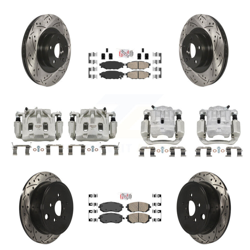 Transit Auto KCD-100579N Disc Brake Kit for 2012 Subaru Legacy - Front and Rear product image