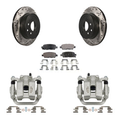 Transit Auto KCD-100579P Disc Brake Kit for 2003-2005 INFINITI G35 - Rear product image