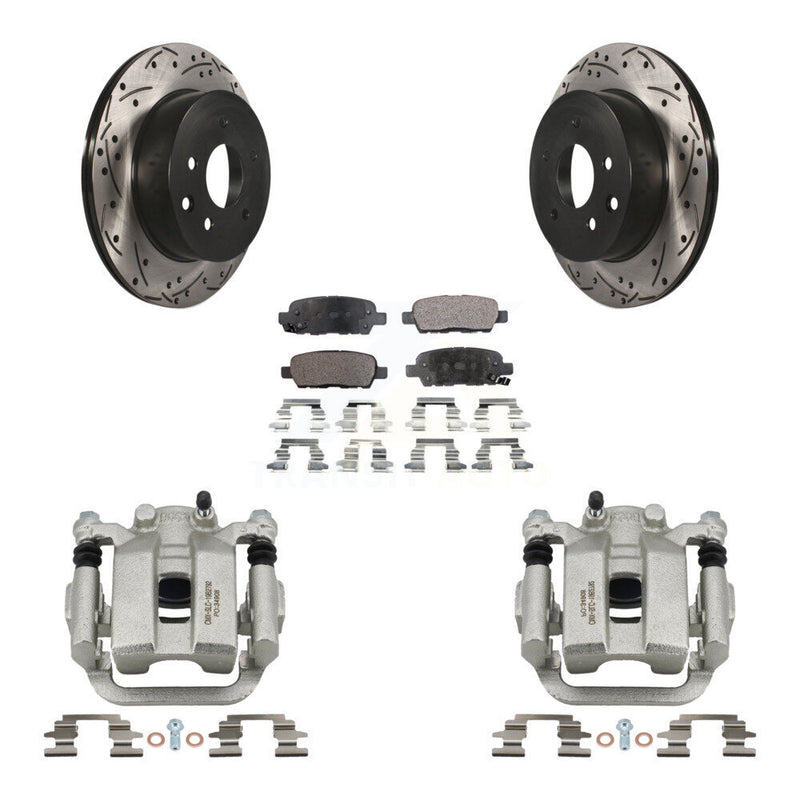 Transit Auto KCD-100579P Disc Brake Kit for 2003-2005 INFINITI G35 - Rear product image